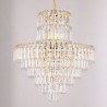 Elegant Crystal Round Pendant Lighting Fixture for Living Room Hotel