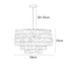 White Color Shell Pendant Light Decorative Lighting for Living Room