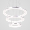 40+30+20cm Modern LED Pendant Light Acrylic 3 Rings Lamp