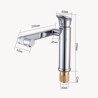 Modern Chrome Sink Tap with Swivel Basin Faucet