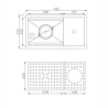 Large Handmade Sus304 Kitchen Sink With Cup Washer Multi-Function Kitchen Sink